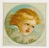 Image 5 - J. SANT-Cherub angel head faces right and looks straight ahead