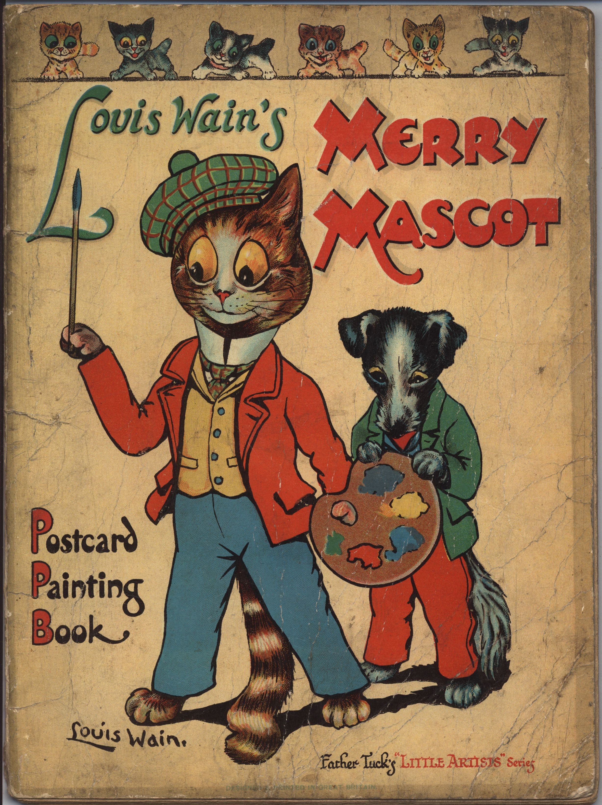 Father Tuck's Post Card Painting Book, Louis Wain