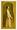 Image 1 - artist unknown-Glamour woman in long dress look thoughtful, she faces right, gold background