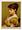 Image 1 - G.D. LESLIE artist-Glamour woman in yellowish dress and blue ribbon in her hair