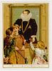 Image 1 - J.C. HORSLEY artist-three children in front of portrait of Queen Elizabeth I on wall