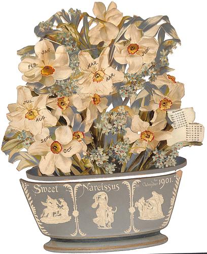 sweet-narcissus-calendar-for-1901-tuckdb-ephemera