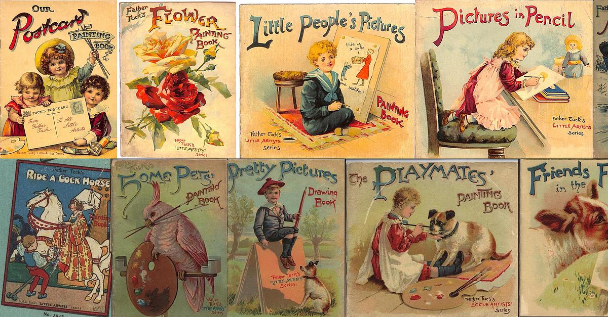 Set: FATHER TUCK'S LITTLE ARTISTS SERIES - TuckDB Ephemera